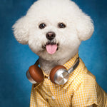 Custom Pet Vintage Yearbook Portrait | Museum-Grade Photo Print - 9