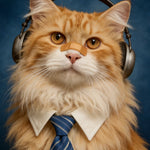 Custom Pet Vintage Yearbook Portrait | Museum-Grade Photo Print - 6